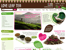 Tablet Screenshot of loveleaftea.com